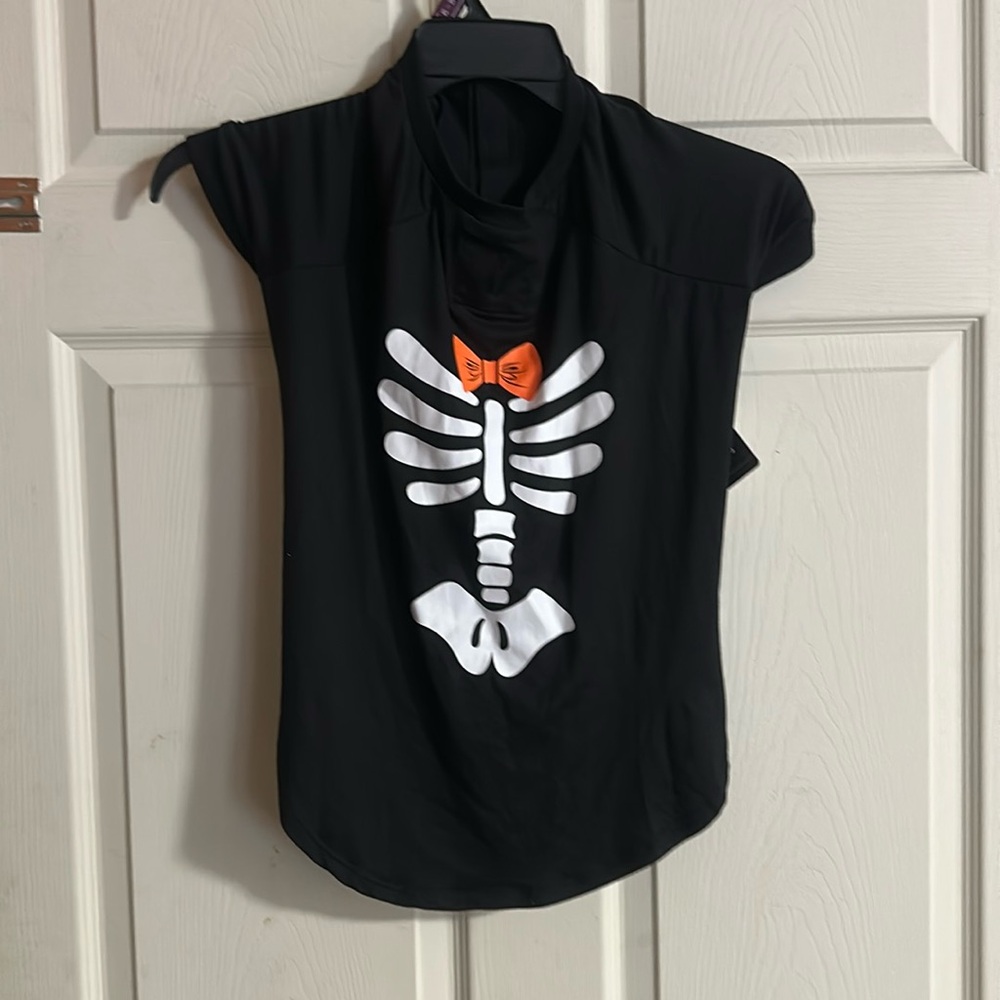 WAY TO CELEBRATE ANIMAL COSTUME: SKELETON: BLACK: NEW WITH TAGS: SIZE LARGE